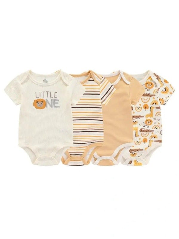 4-Packs Short Sleeve Baby Shirts