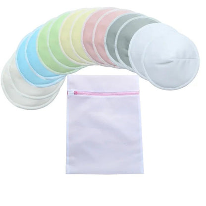 4 Pairs High Quality Reusable Nursing Pads Postpartum Washable Breast Pads Breastfeeding Accessory