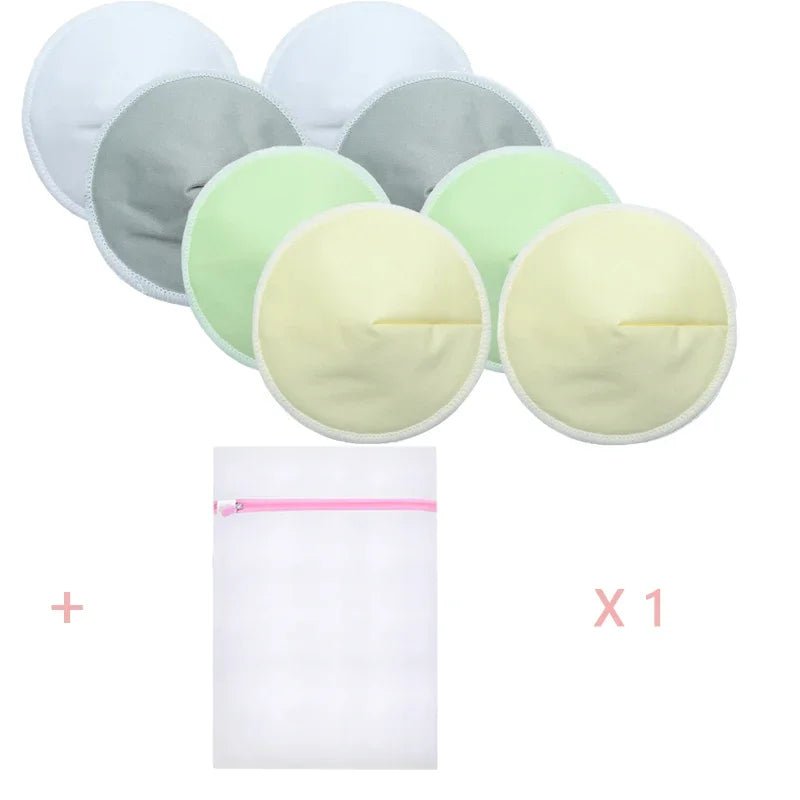 4 Pairs High Quality Reusable Nursing Pads Postpartum Washable Breast Pads Breastfeeding Accessory