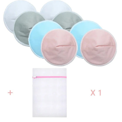 4 Pairs High Quality Reusable Nursing Pads Postpartum Washable Breast Pads Breastfeeding Accessory