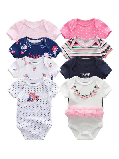 8PCS Baby Boy Summer Clothes