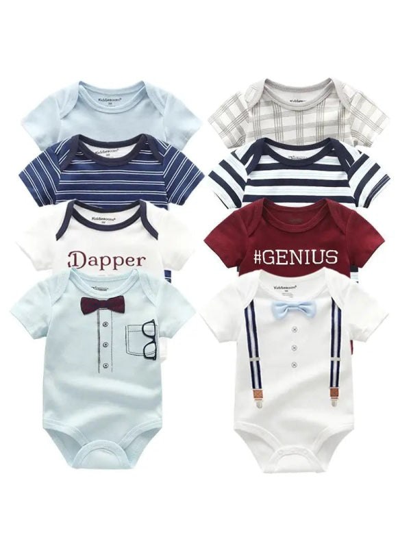 8PCS Baby Boy Summer Clothes