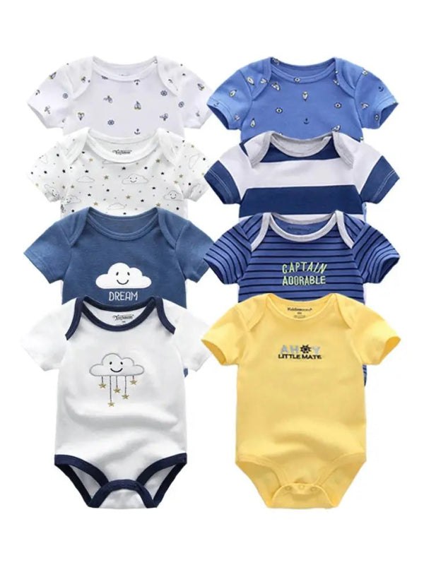 8PCS Baby Boy Summer Clothes