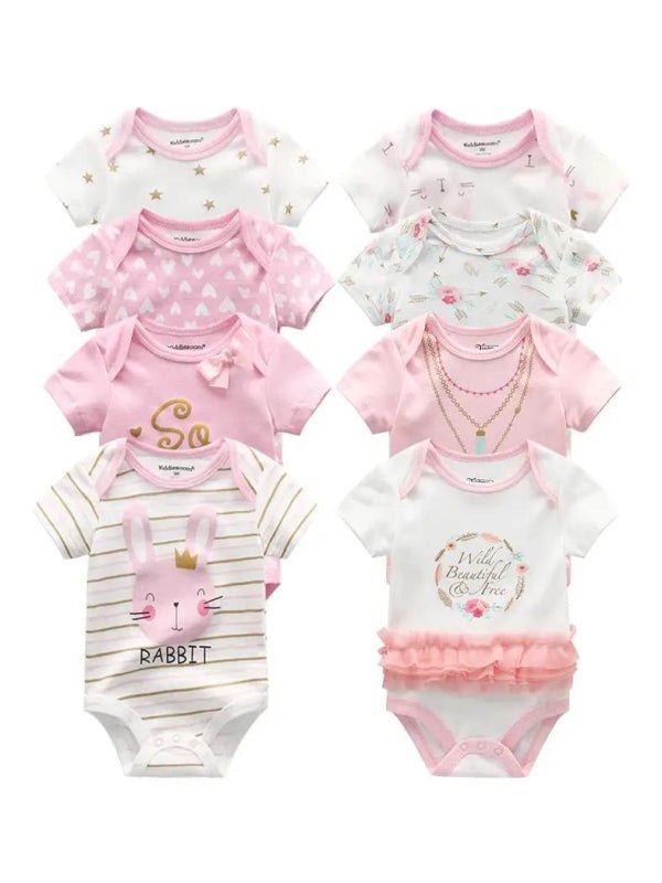 8PCS Baby Boy Summer Clothes