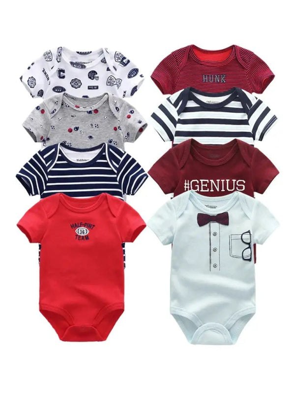 8PCS Baby Boy Summer Clothes