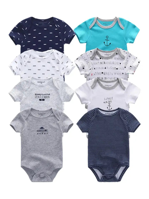 8PCS Baby Boy Summer Clothes