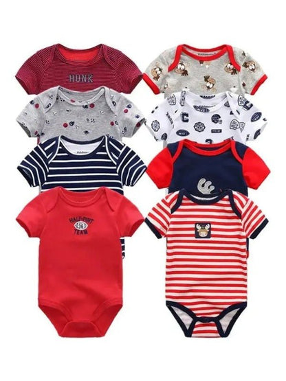 8PCS Baby Boy Summer Clothes