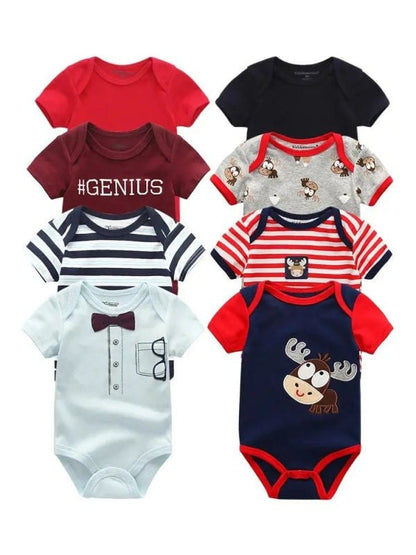 8PCS Baby Boy Summer Clothes