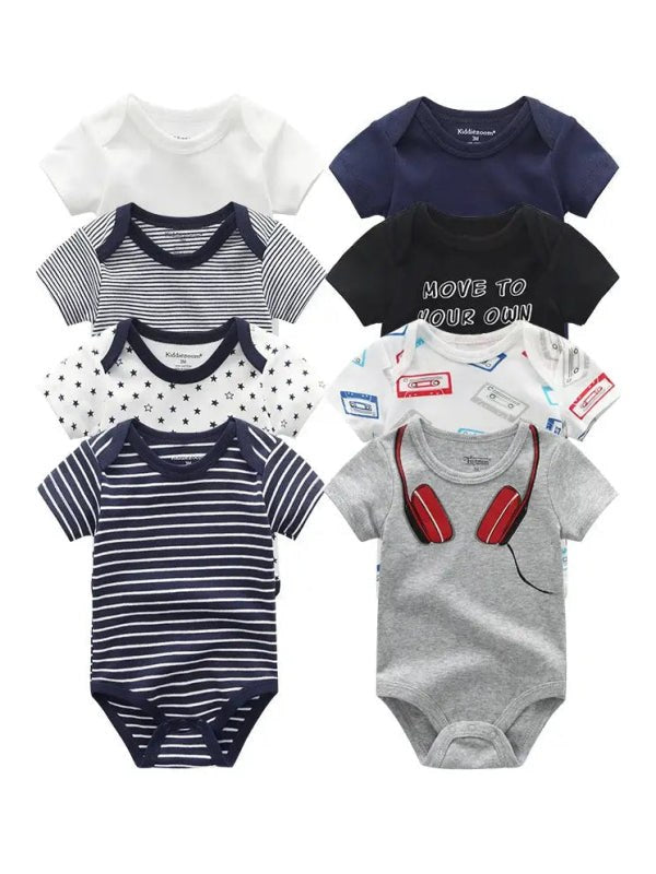 8PCS Baby Boy Summer Clothes