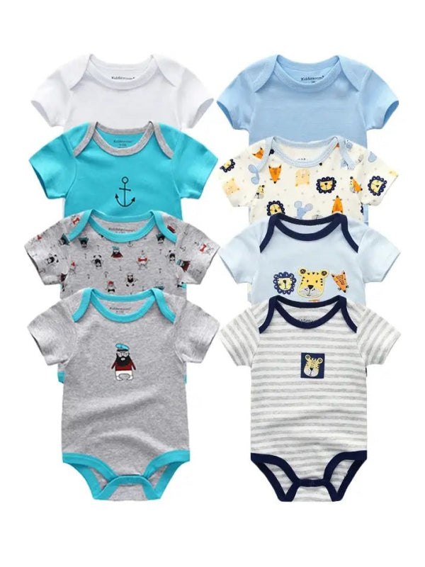 8PCS Baby Boy Summer Clothes