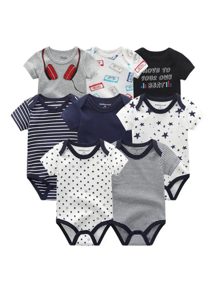 8PCS Baby Boy Summer Clothes