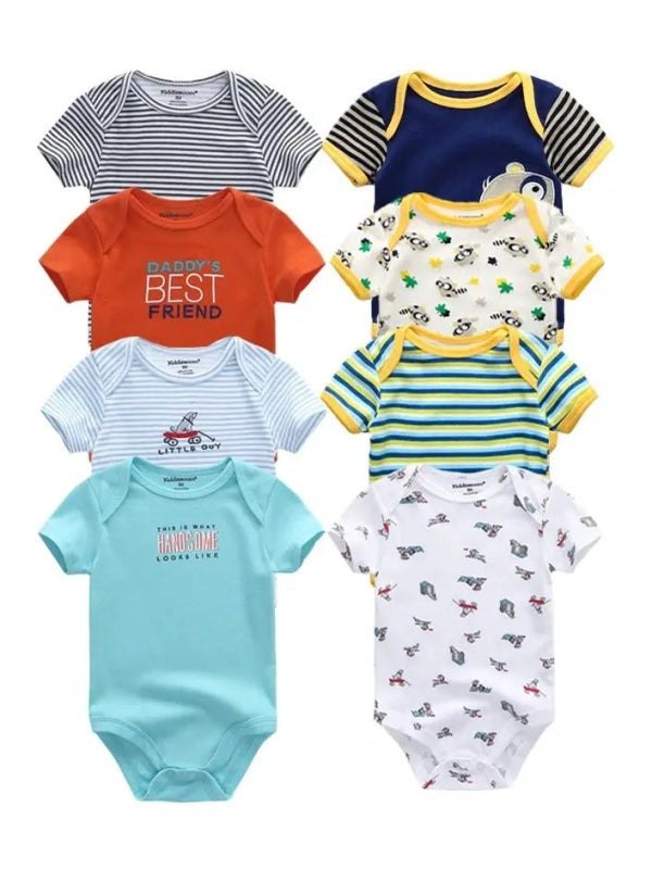 8PCS Baby Boy Summer Clothes