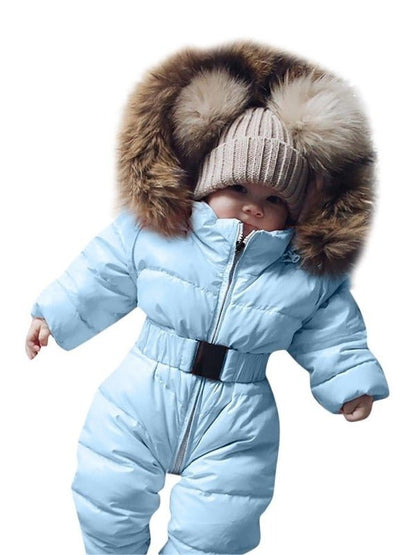 Baby Boys Girls Snowsuit Infant Newborn Winter Down Jacket Jumpsuit