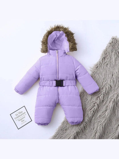 Baby Boys Girls Snowsuit Infant Newborn Winter Down Jacket Jumpsuit