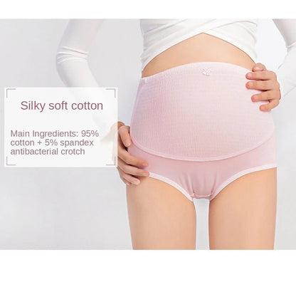 Maternity Panties High Waist Belly Lift Pure Cotton Stretch