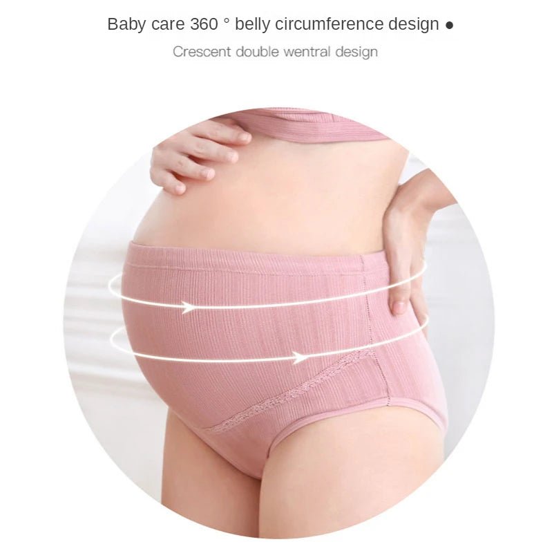 Maternity Panties High Waist Belly Lift Pure Cotton Stretch