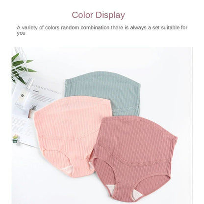 Maternity Panties High Waist Belly Lift Pure Cotton Stretch