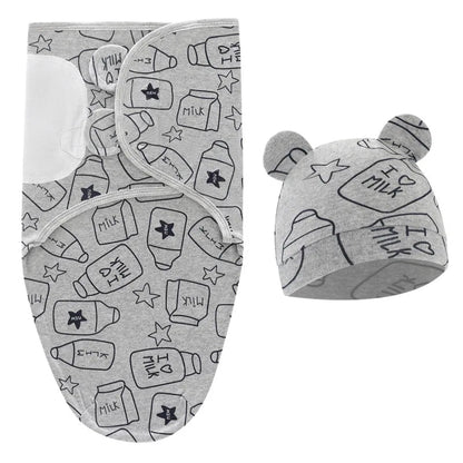 Newborn 100% cotton baby swaddle wrap