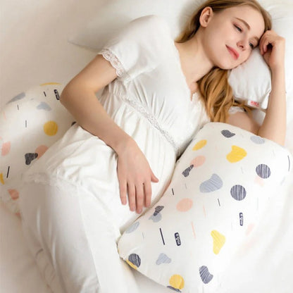 Pregnancy Pillow Side Sleepers Nursing Comfortable Cotton Body Pillow Support