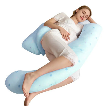 Pregnancy Pillow Side Sleepers Nursing Comfortable Cotton Body Pillow Support