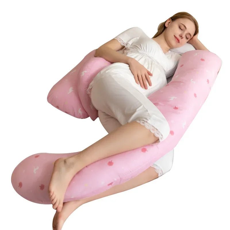 Pregnancy Pillow Side Sleepers Nursing Comfortable Cotton Body Pillow Support