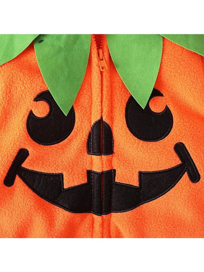 Prowow Baby Halloween Orange Pumpkin Legging Set