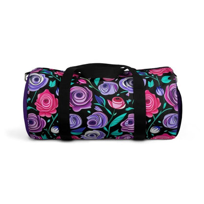 Purple Roses Hands and Toes Duffel Bag