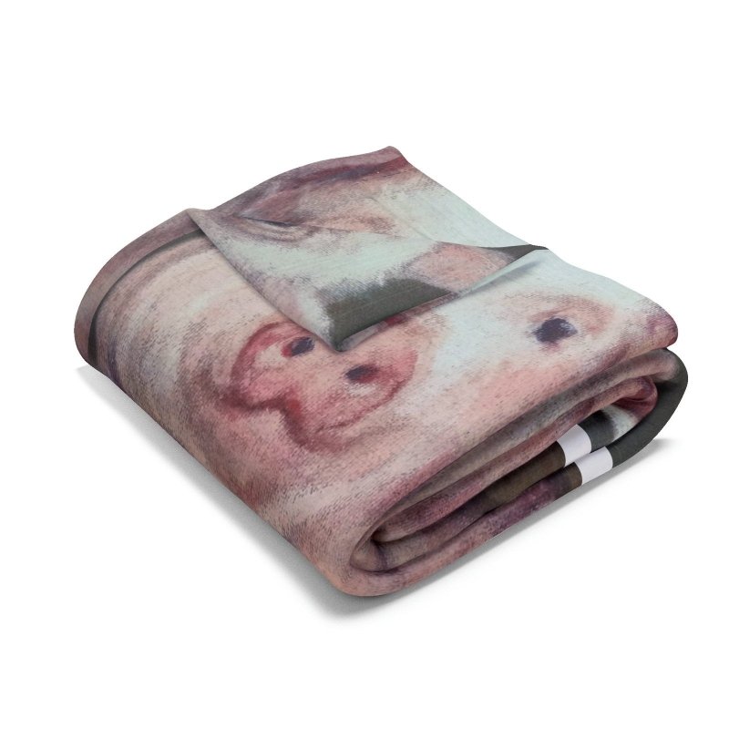 Arctic Fleece 'Piggy' Blanket Farm Animals Edition