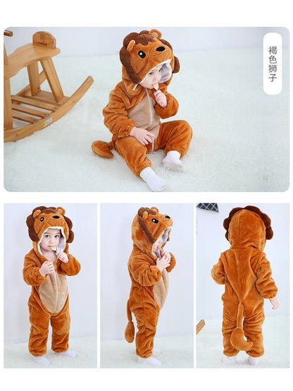 Baby Animal Winter Jumpsuits