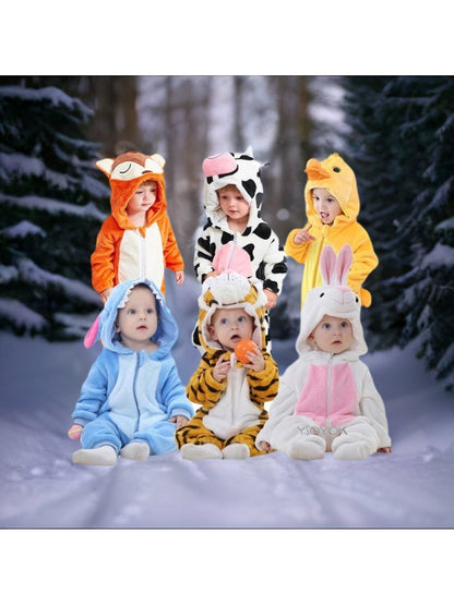 Baby Animal Winter Jumpsuits