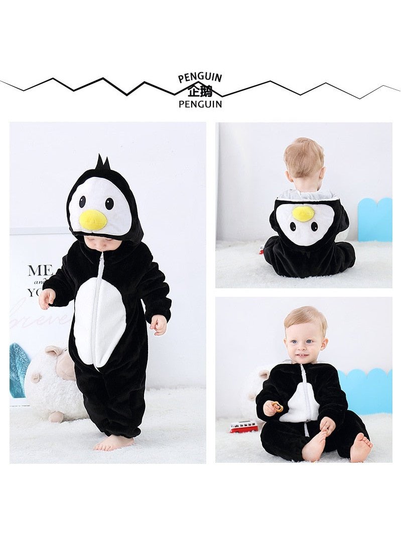 Baby Animal Winter Jumpsuits