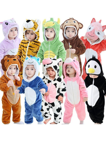 Baby Animal Winter Jumpsuits