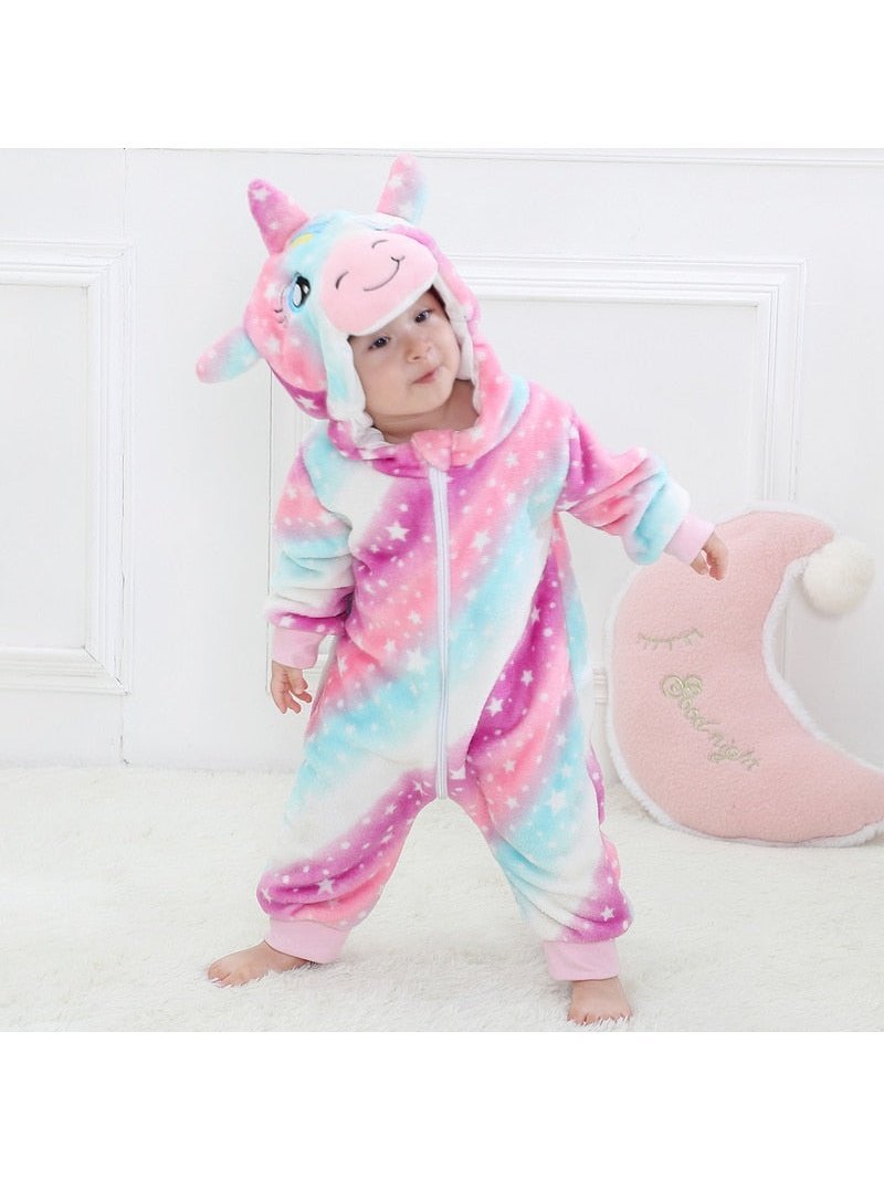 Baby Animal Winter Jumpsuits