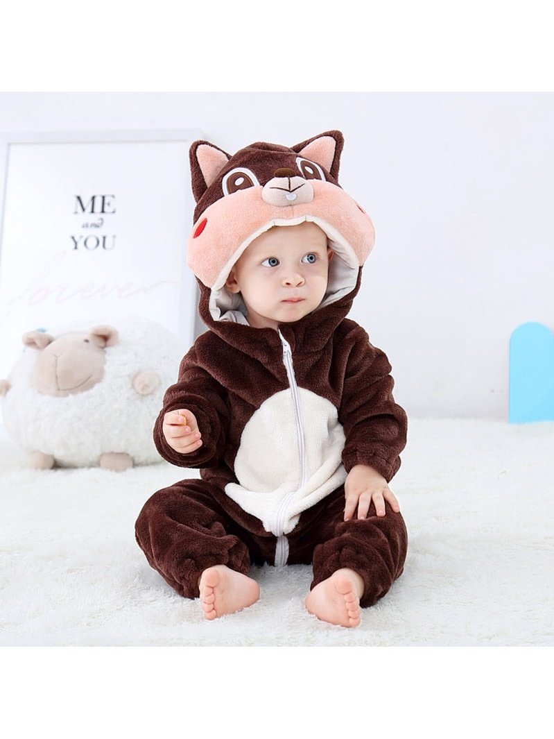 Baby Animal Winter Jumpsuits