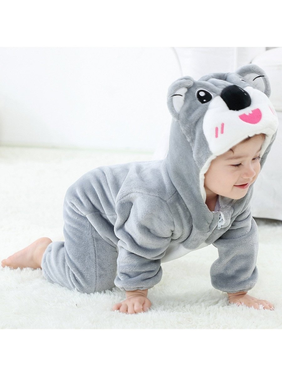 Baby Animal Winter Jumpsuits