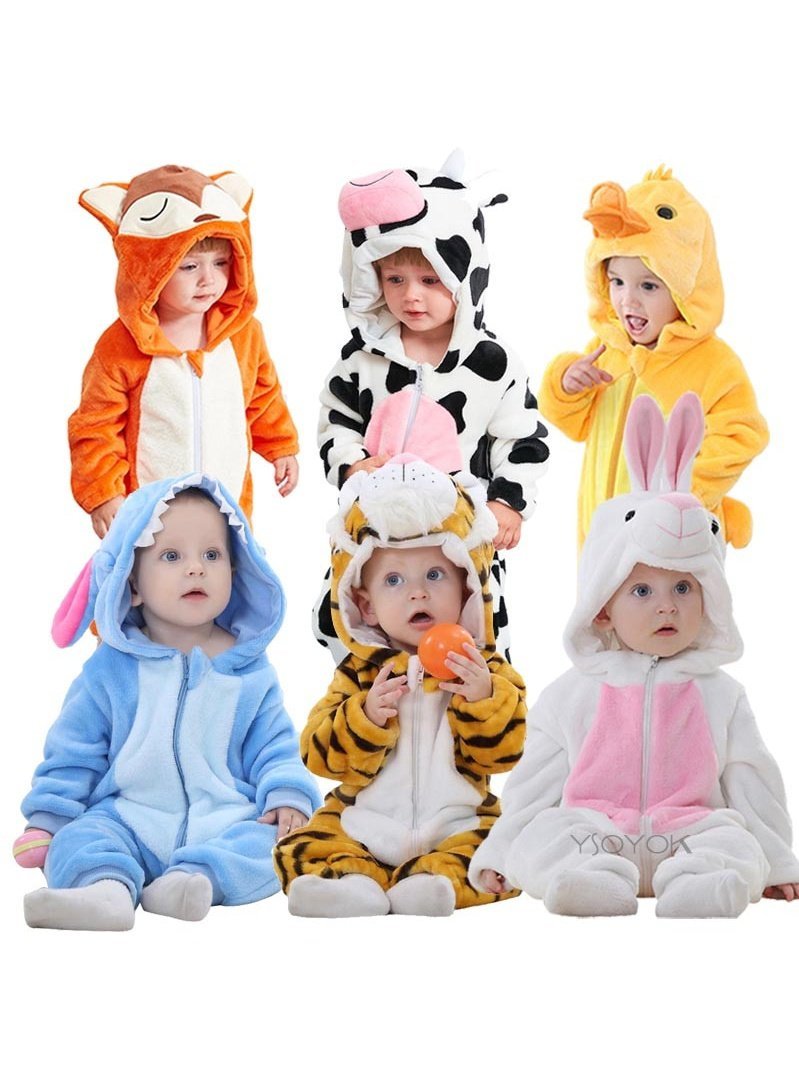 Baby Animal Winter Jumpsuits