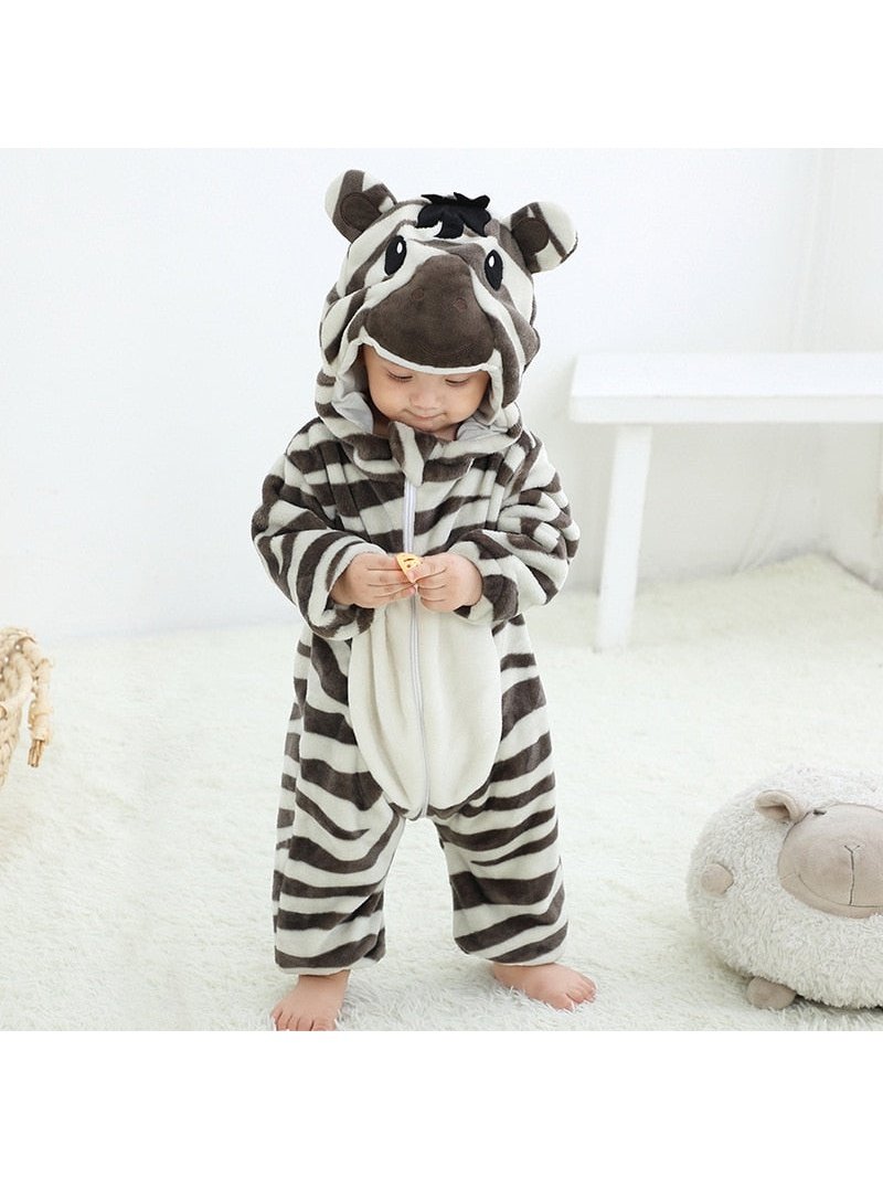 Baby Animal Winter Jumpsuits