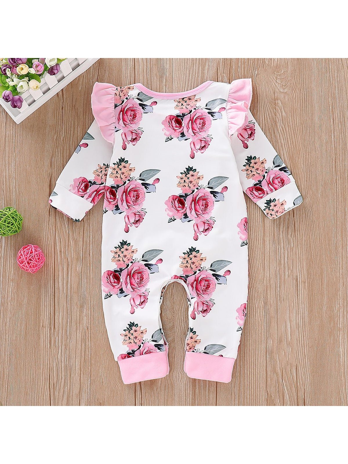 Baby print jumpsuit