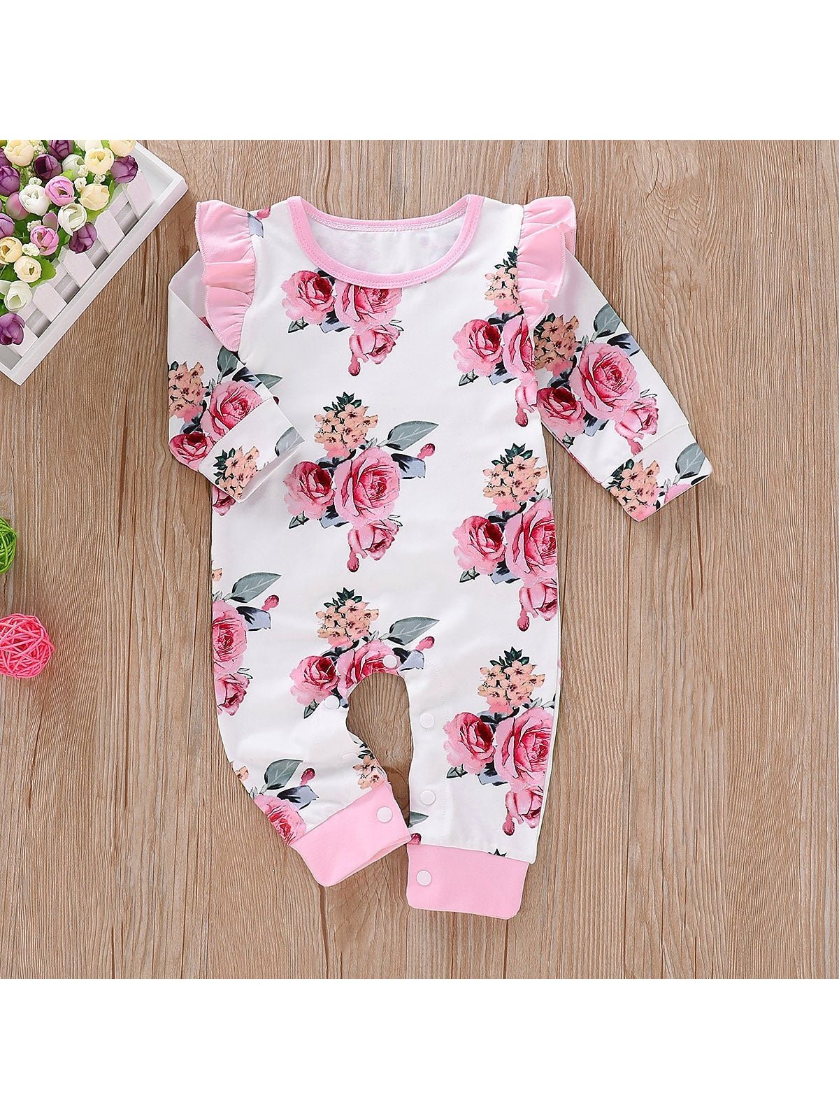 Baby print jumpsuit