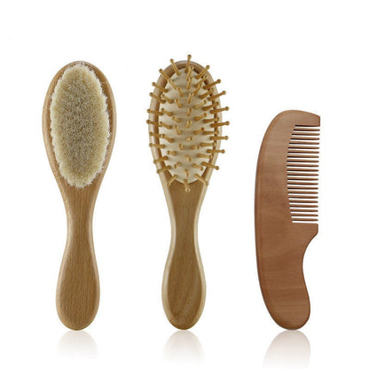 Baby Shower Shampoo Brush Small Comb Soft Bristles Brush Cleaning Care Tool