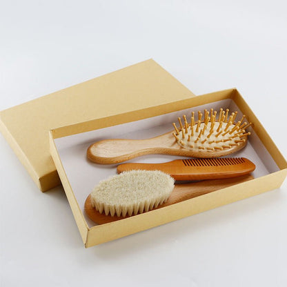 Baby Shower Shampoo Brush Small Comb Soft Bristles Brush Cleaning Care Tool