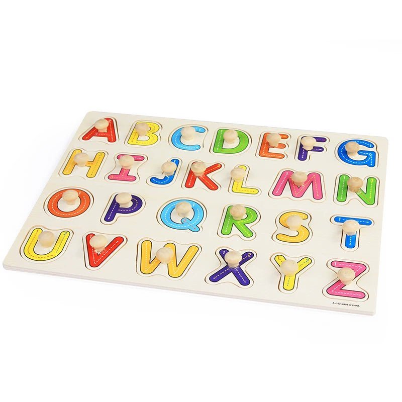 Baby Toys Montessori wooden Puzzle/Hand Grab Board Set