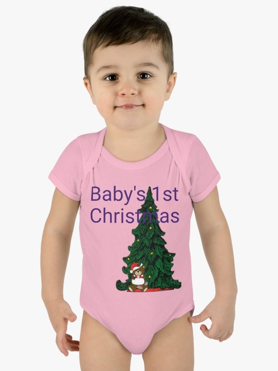 Babys1stChristmasTreeTeddy