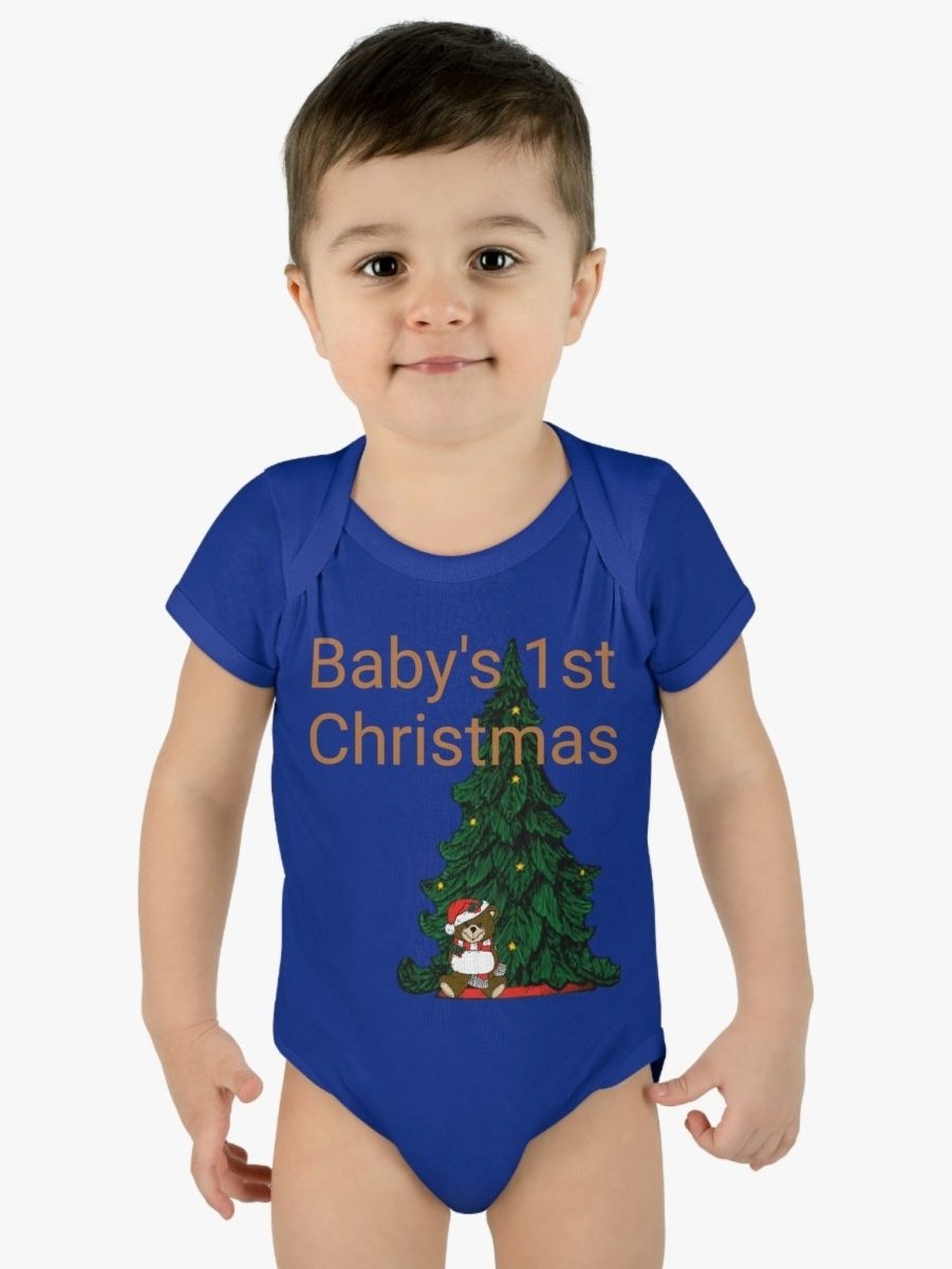 Babys1stChristmasTreeTeddy