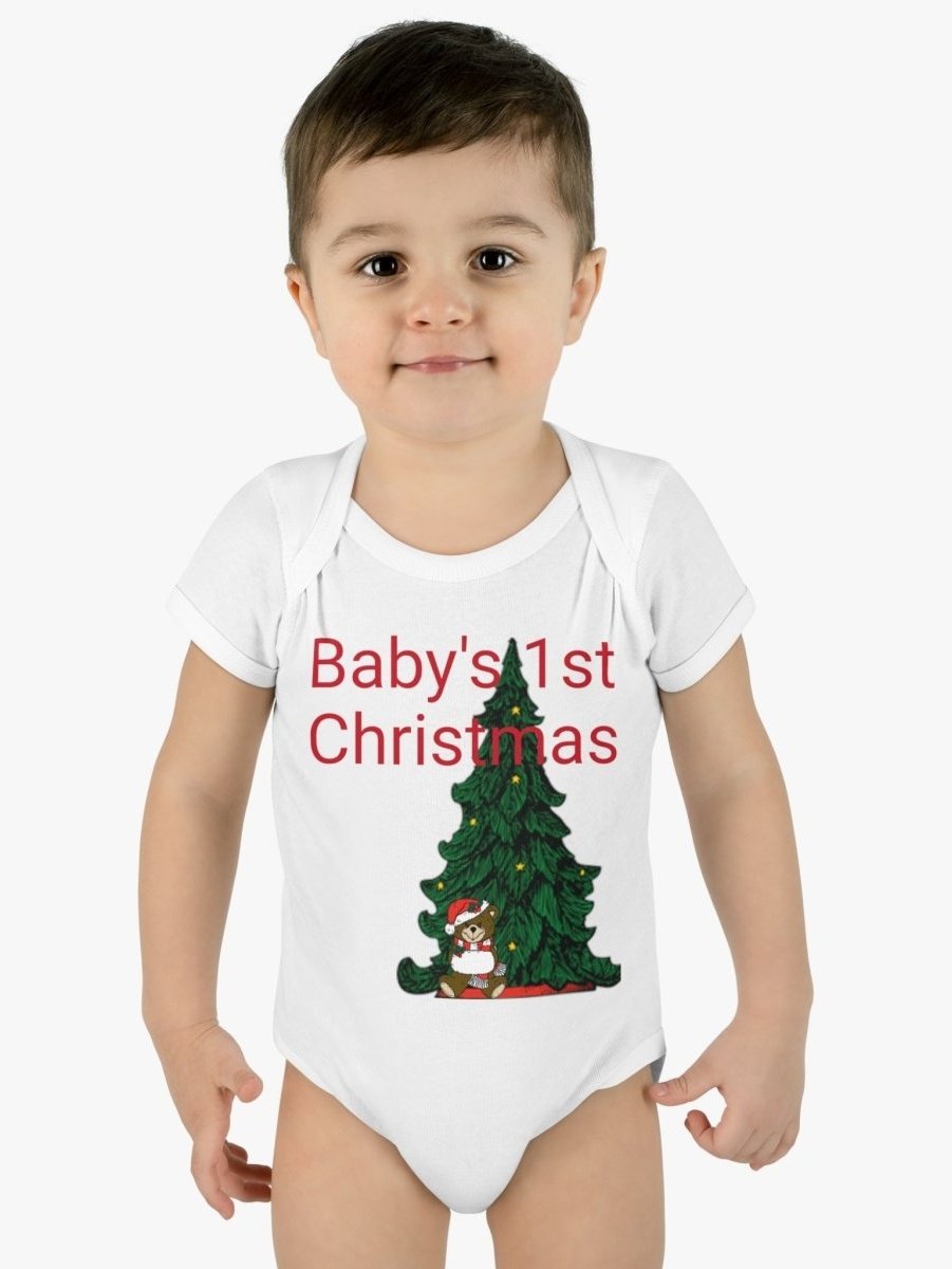 Babys1stChristmasTreeTeddy