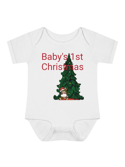 Babys1stChristmasTreeTeddy