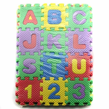 children mini EVA Foam Alphabet Letters Numbers Puzzle