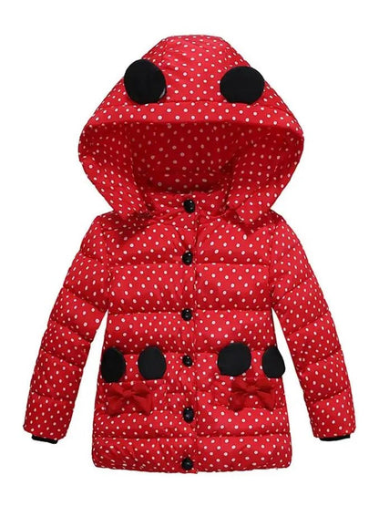 Kids 2+ Autumn Winter Jacket For Baby Girls Down Coat