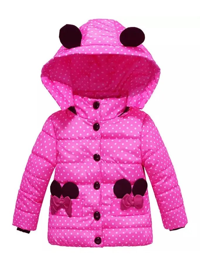 Kids 2+ Autumn Winter Jacket For Baby Girls Down Coat