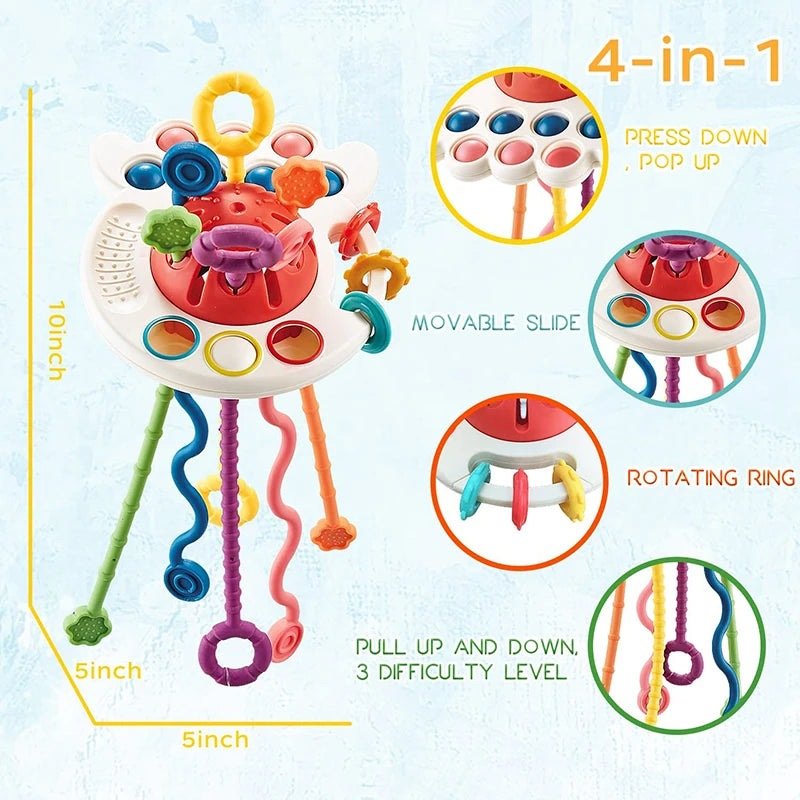 Montessori Pull String Sensory Toys